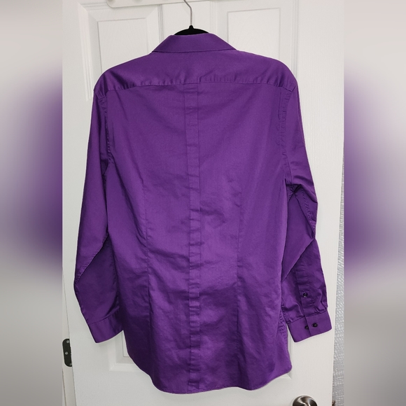 💥Sale💥Geoffrey Beene Slim Fit Long Sleeve Button Long Sleeve Shirt - Picture 3 of 5